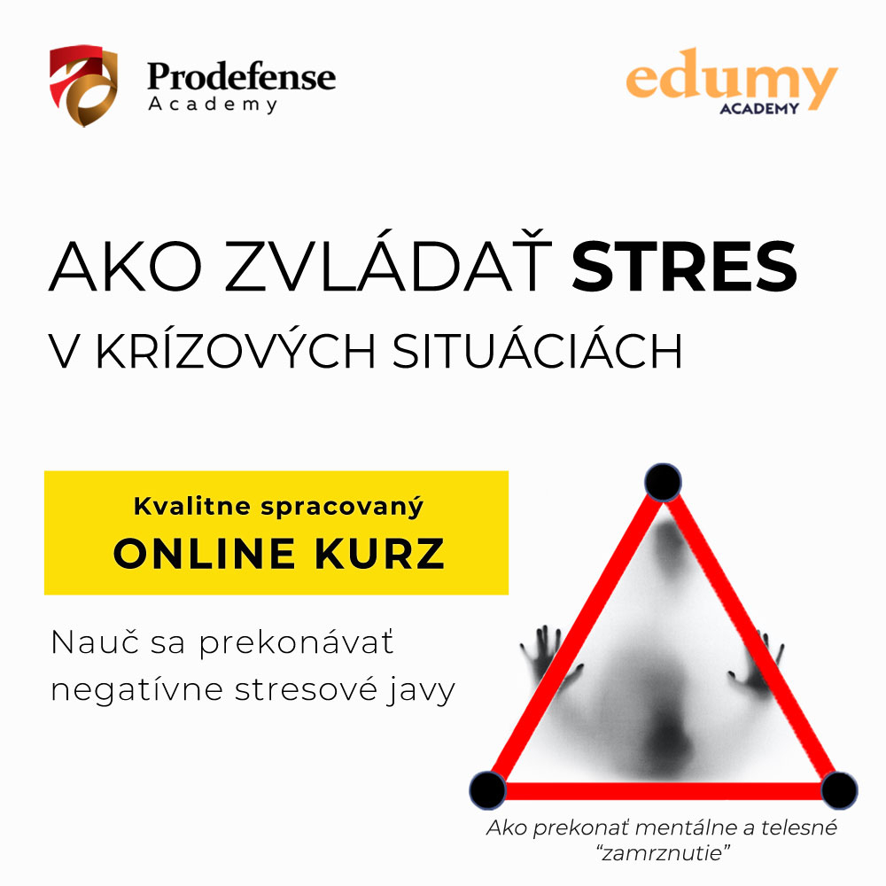 B. Online video kurz:<small><h5>Ovládni stres v krízových situáciách</h5></small>